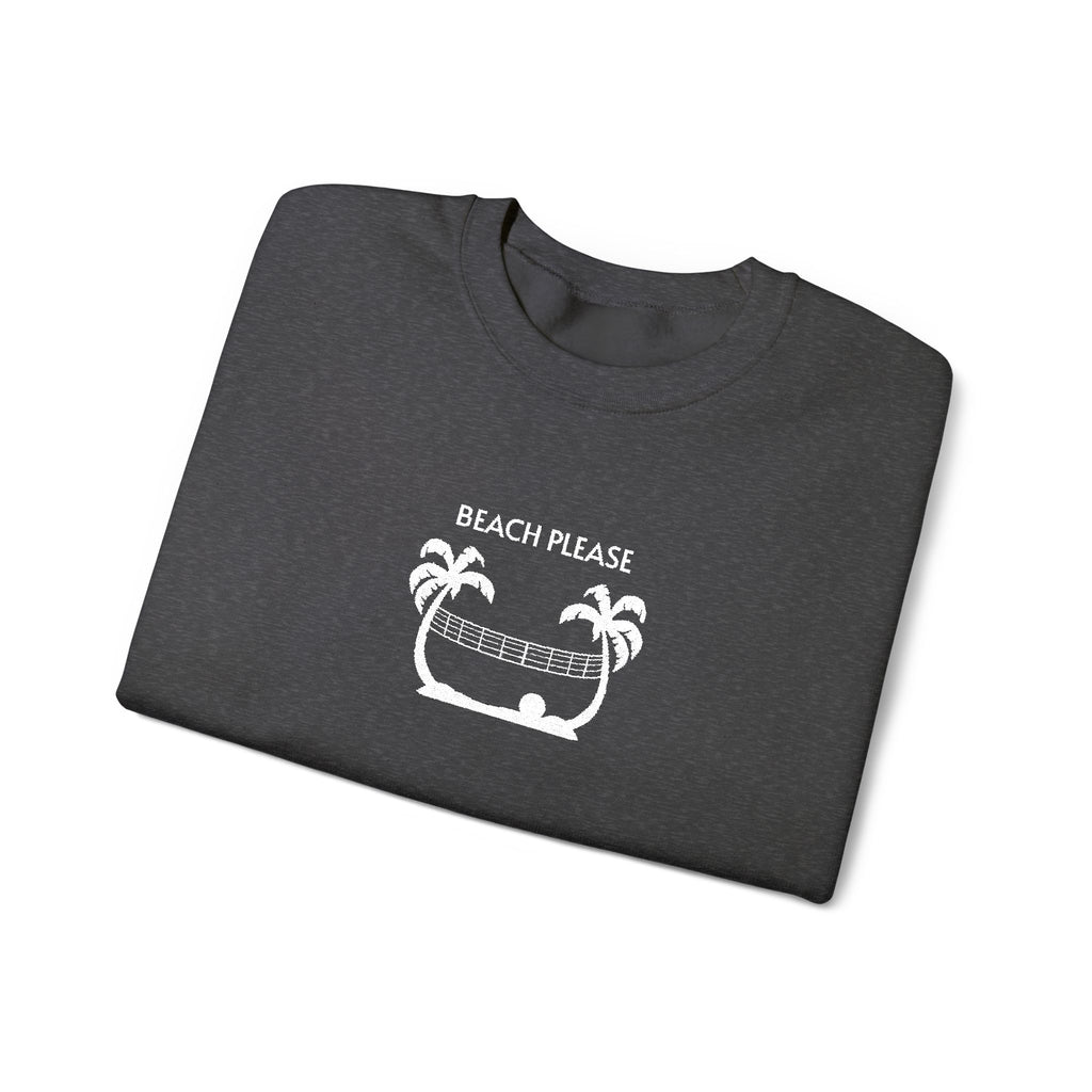 Volleyball- Beach Pease Crewneck Sweatshirt- Unisex