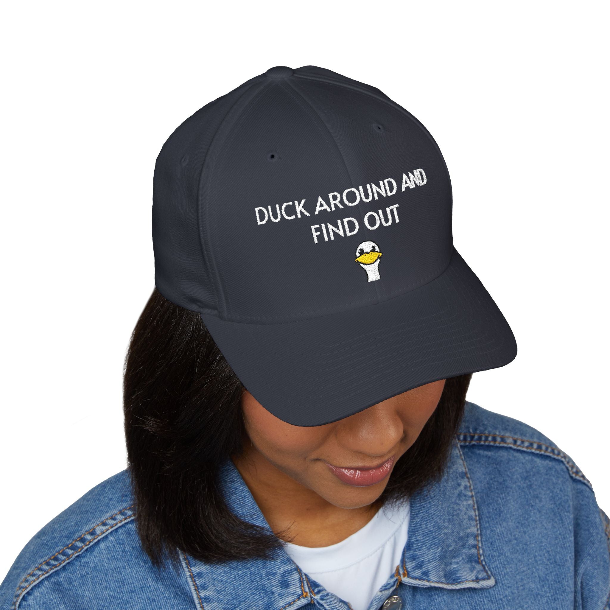 Duck Around Cap | Embroidered structured hat