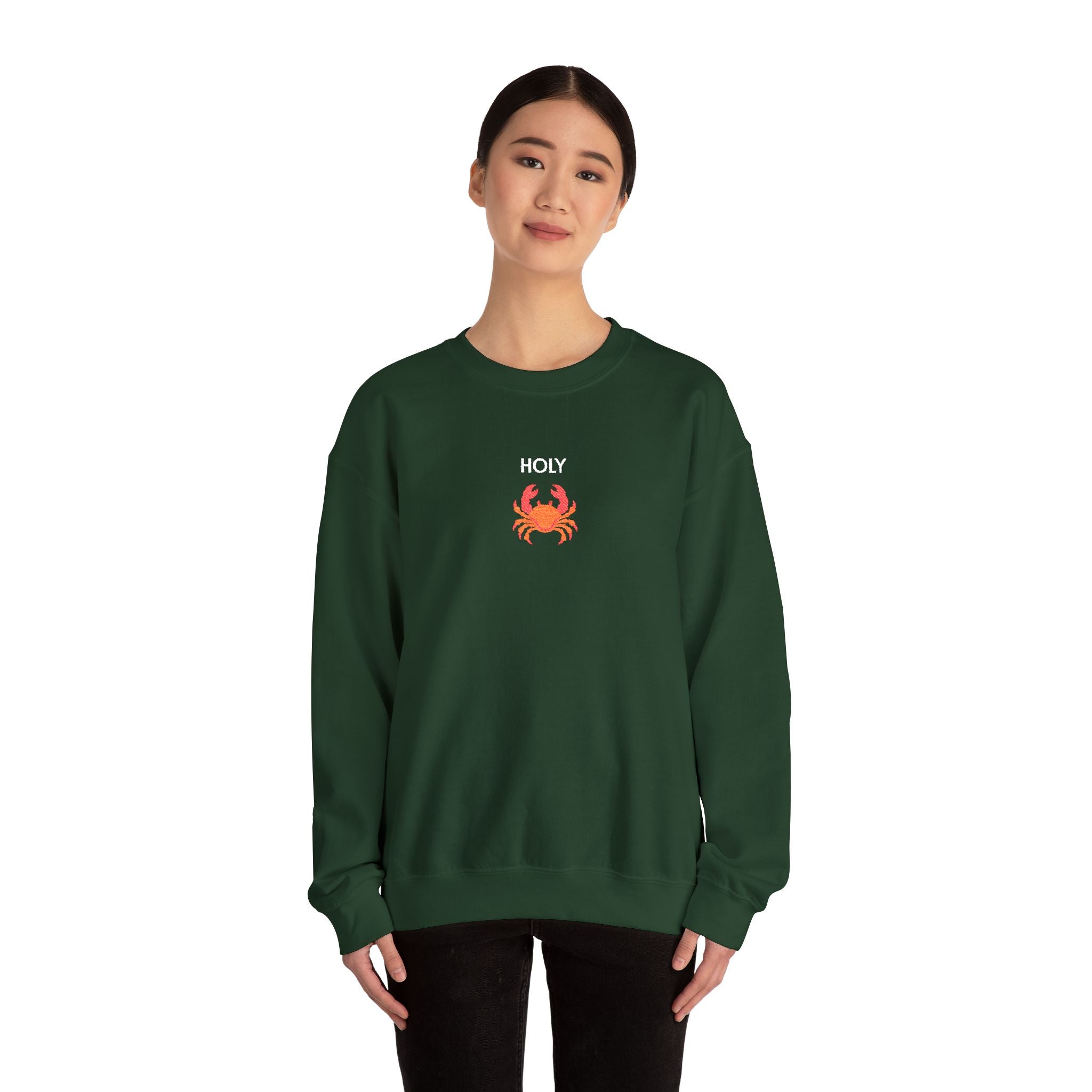 Holy Crab Crewneck Sweatshirt- Unisex