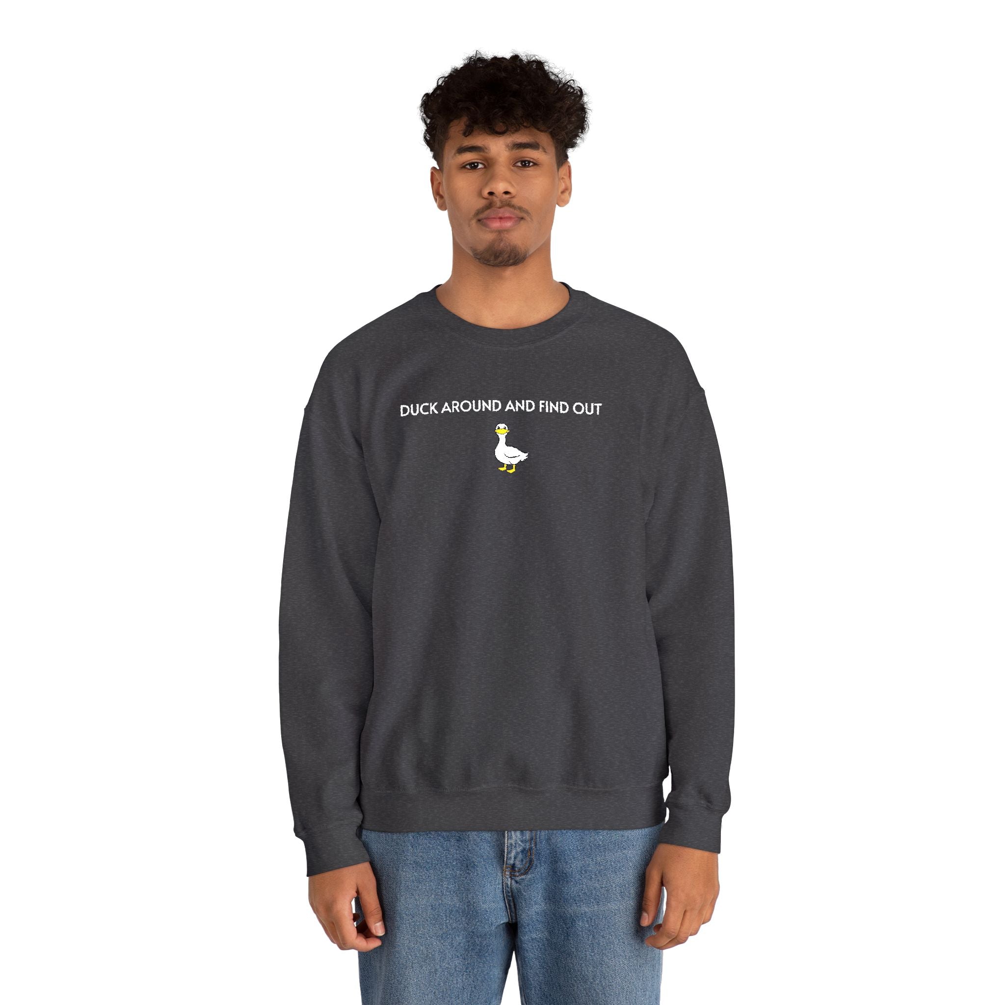 Duck Around Crewneck Sweatshirt- Unisex