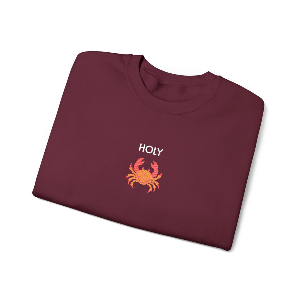 Holy Crab Crewneck Sweatshirt- Unisex