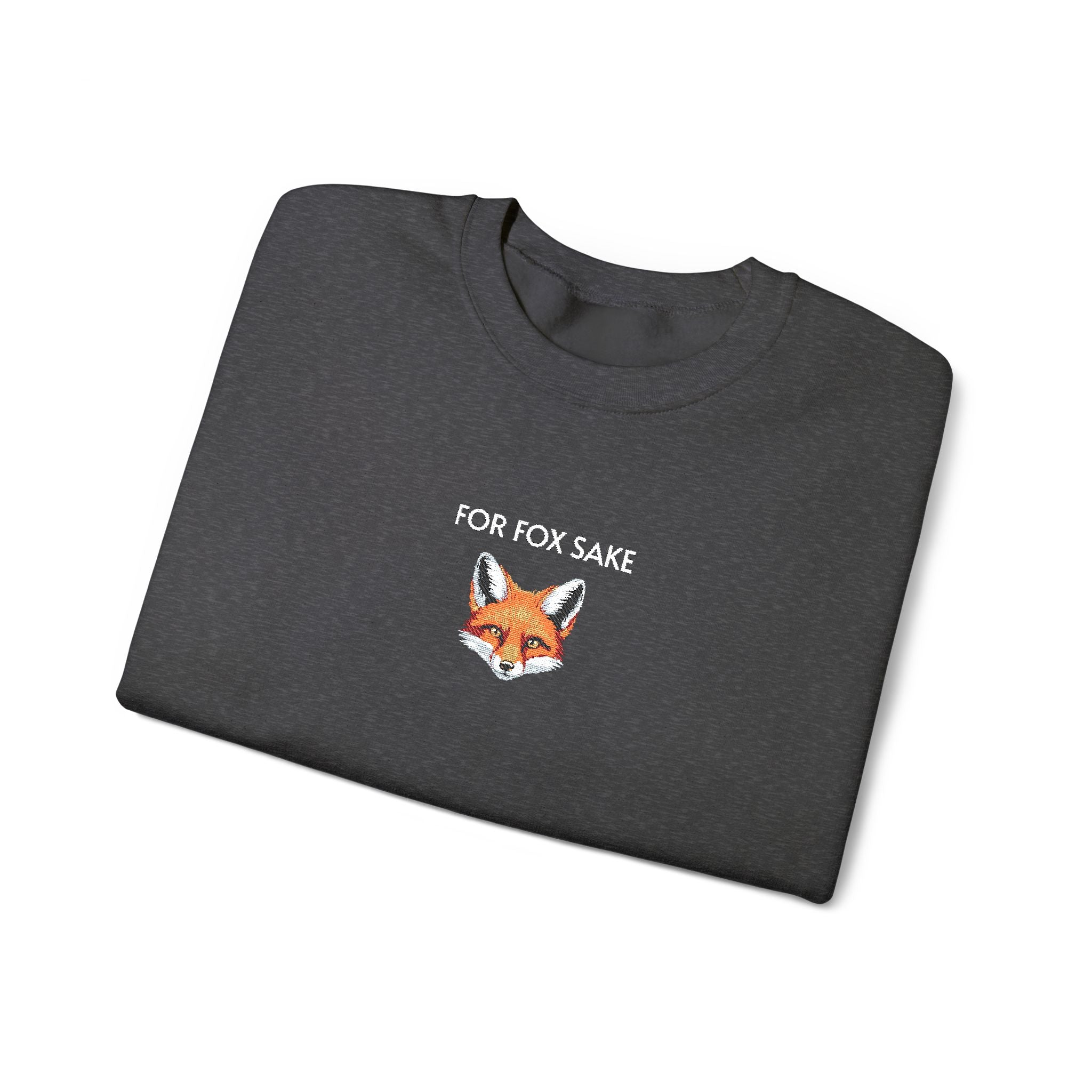For Fox Sake Crewneck Sweatshirt- Unisex