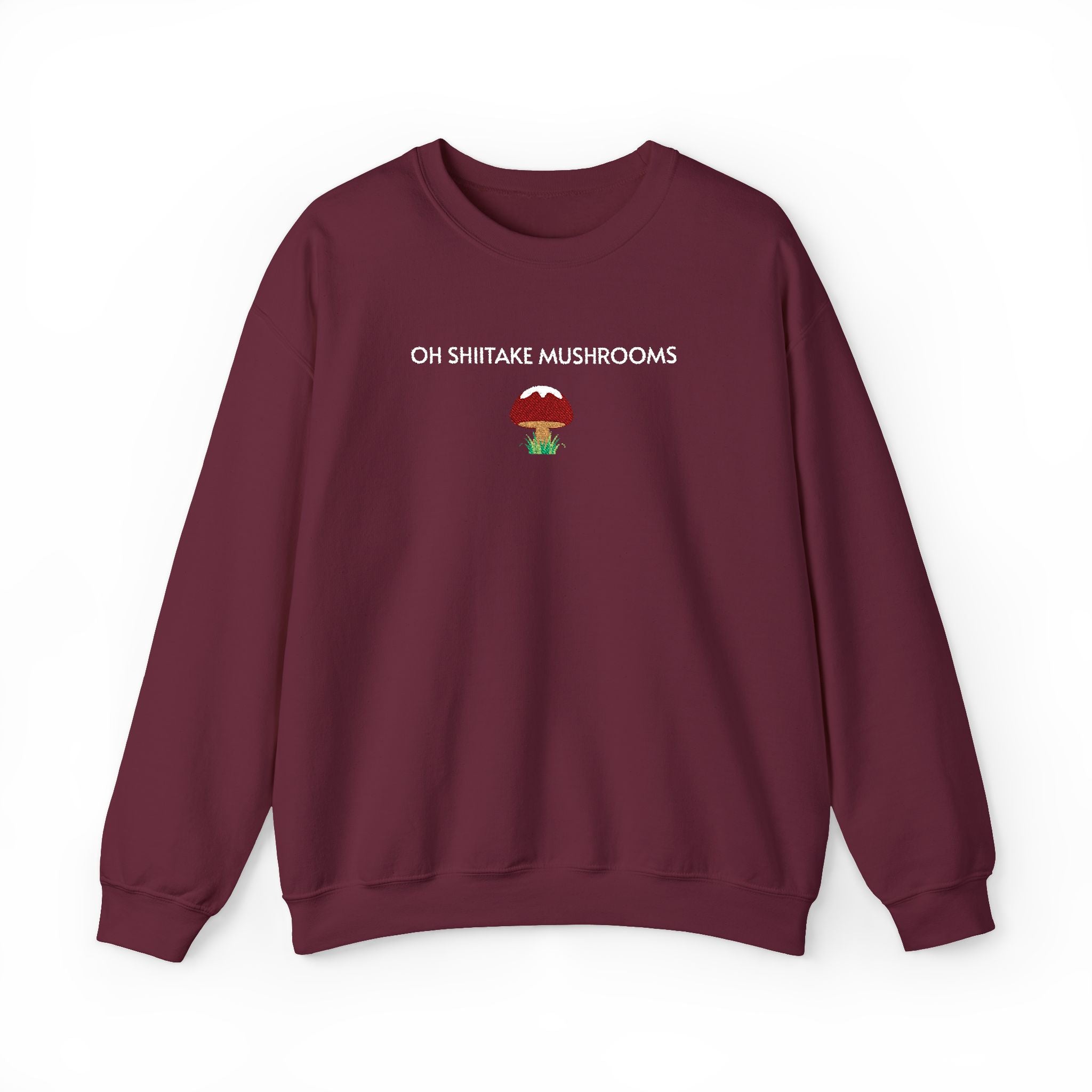 Oh Shiitake Mushrooms Crewneck Sweatshirt- Unisex
