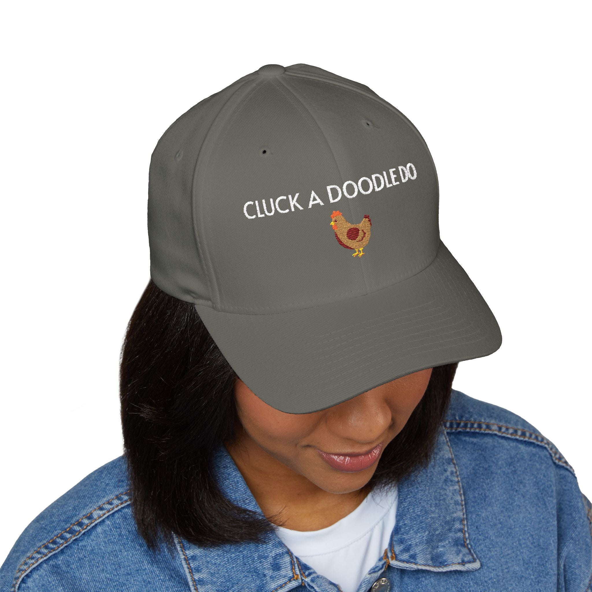Cluck A Doodle Do Cap | Embroidered structured hat