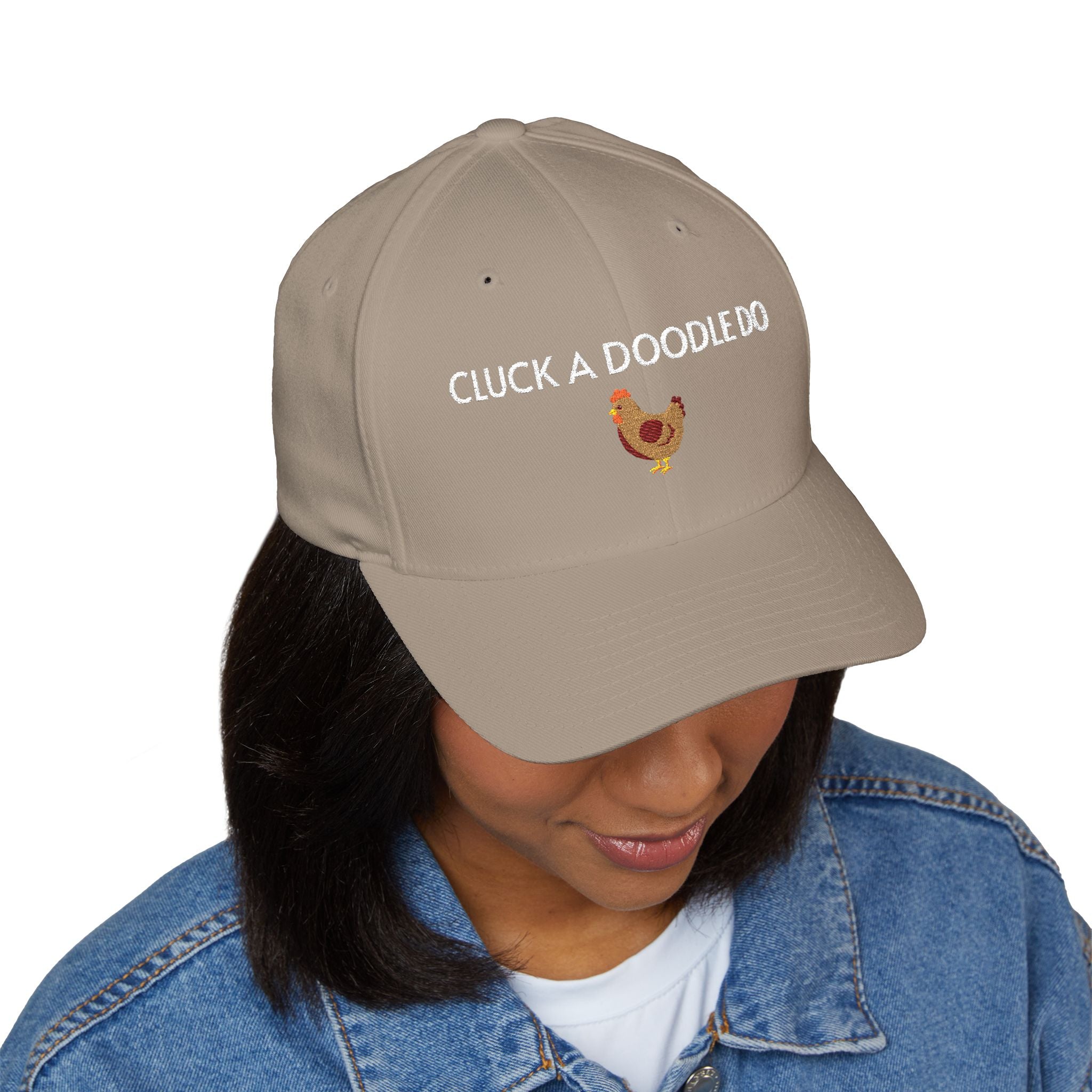 Cluck A Doodle Do Cap | Embroidered structured hat