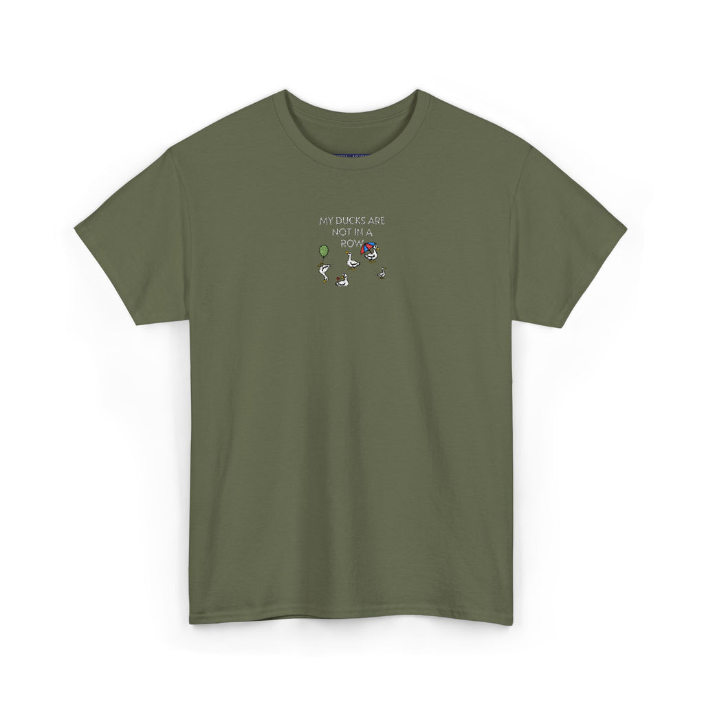 Ducks In A Row T-Shirt | Unisex Tee